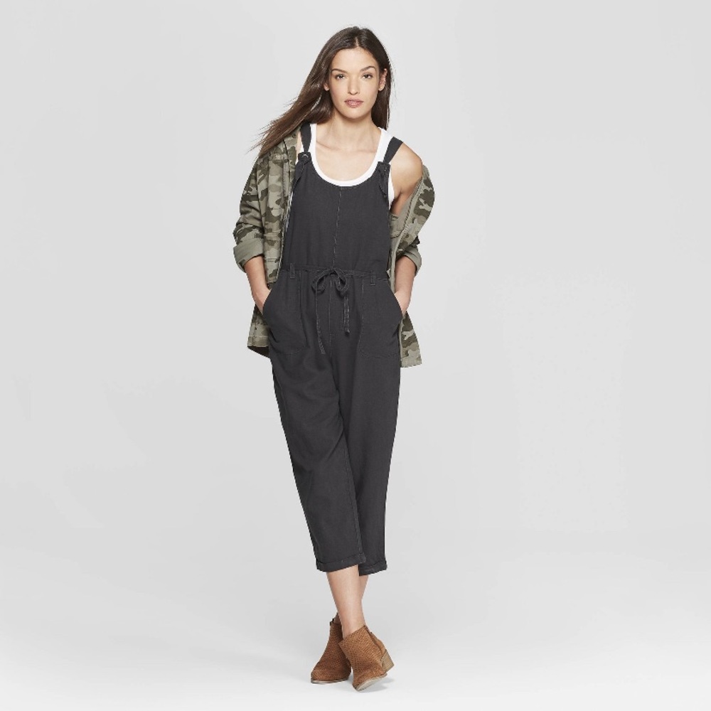 Black / charcoal jumpsuit overalls